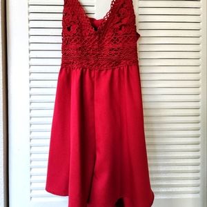 Women Romper/Playsuit Red Size Small